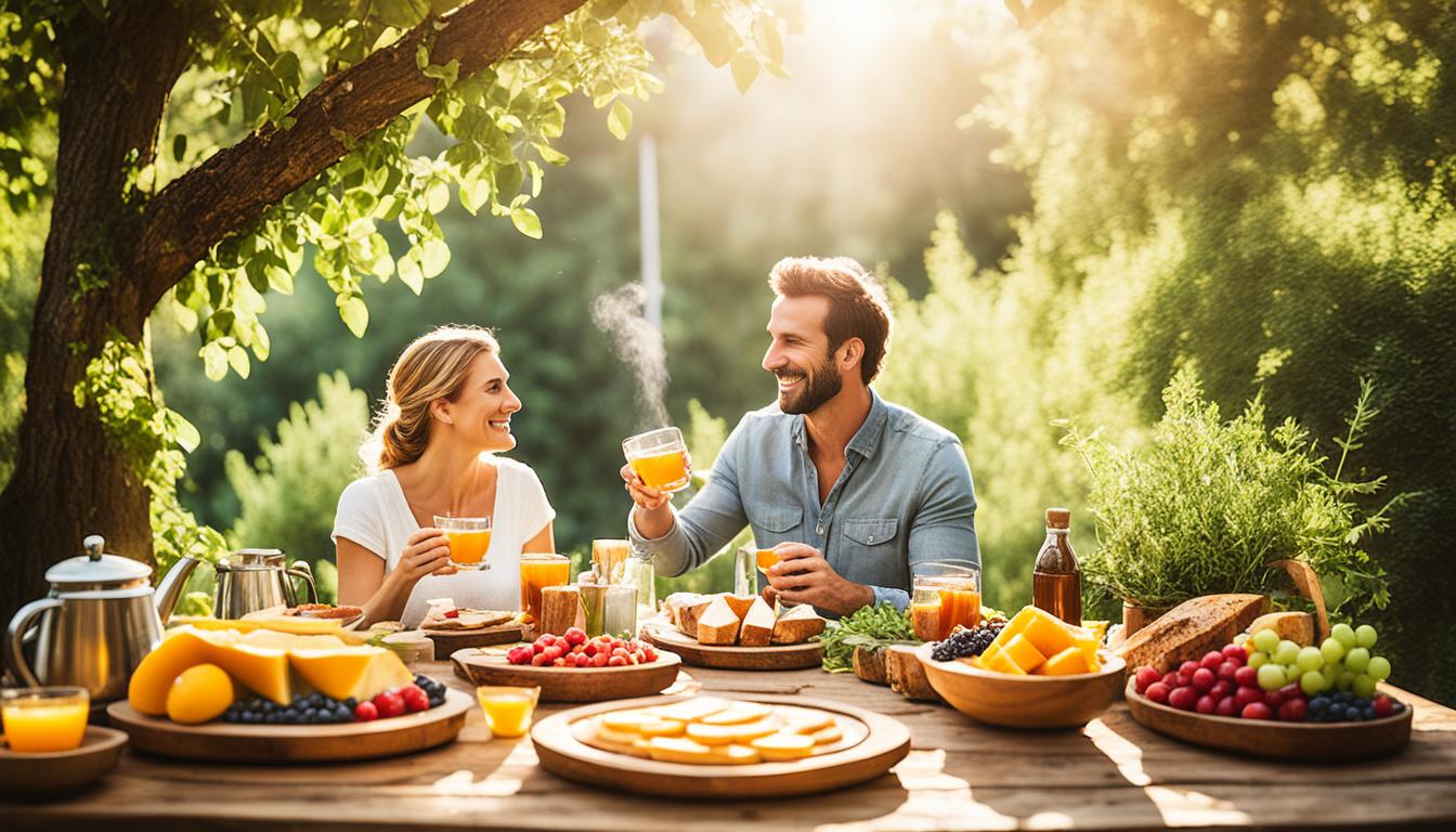Ağva'da taze ürünlerle kahvaltı